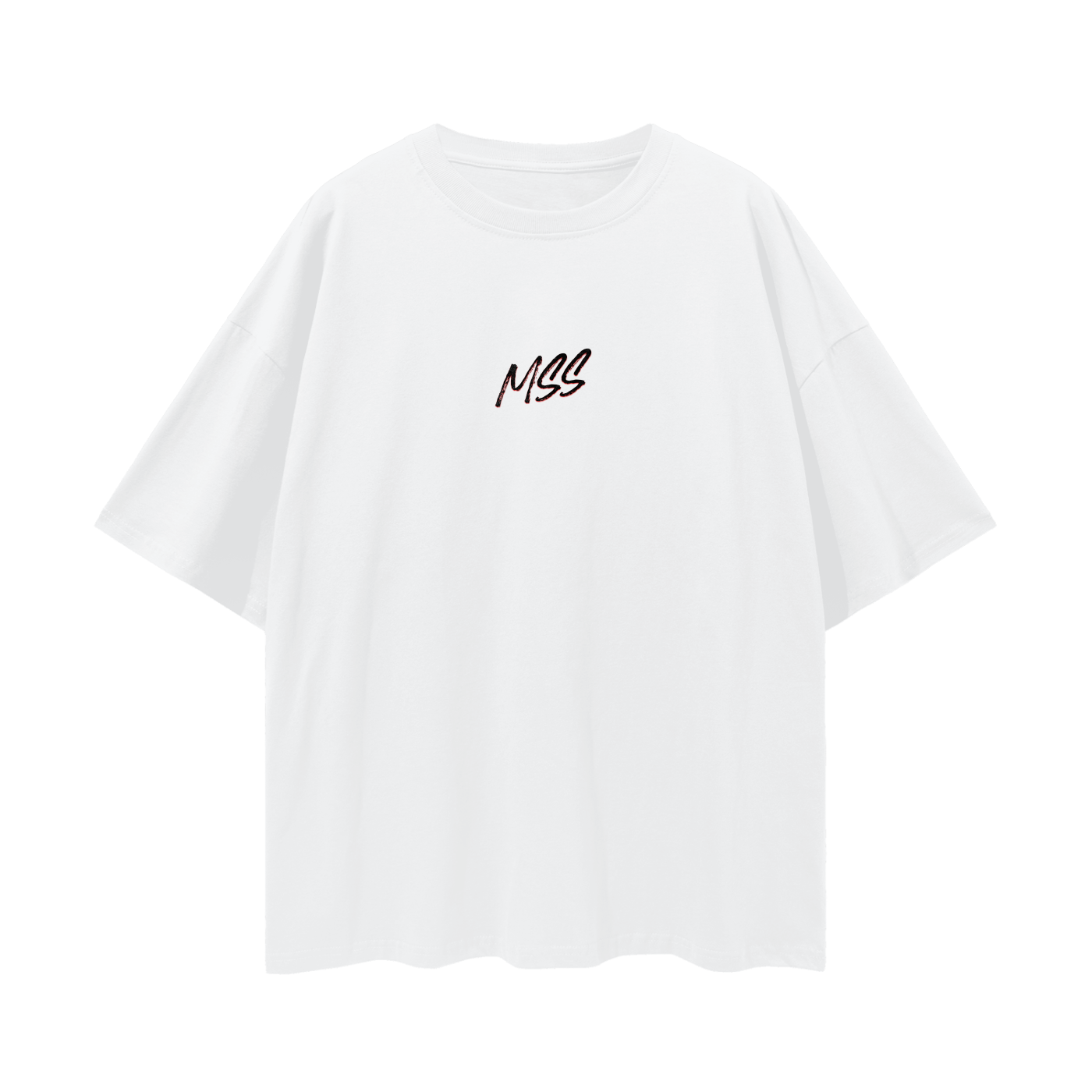 MSS Dominate / White Oversize Tee